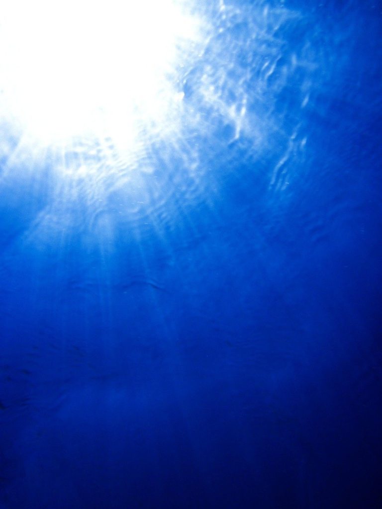 Calm-deep-water-beneath-a-wind-roughened-surface