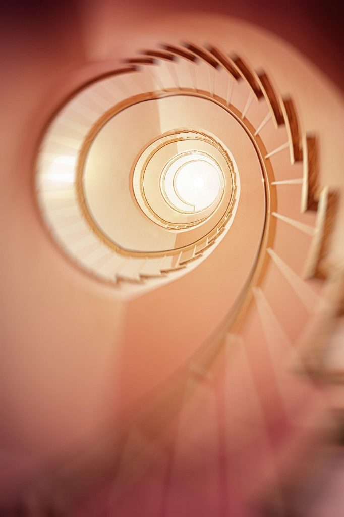 Spiral-staircase-viewed-from-above