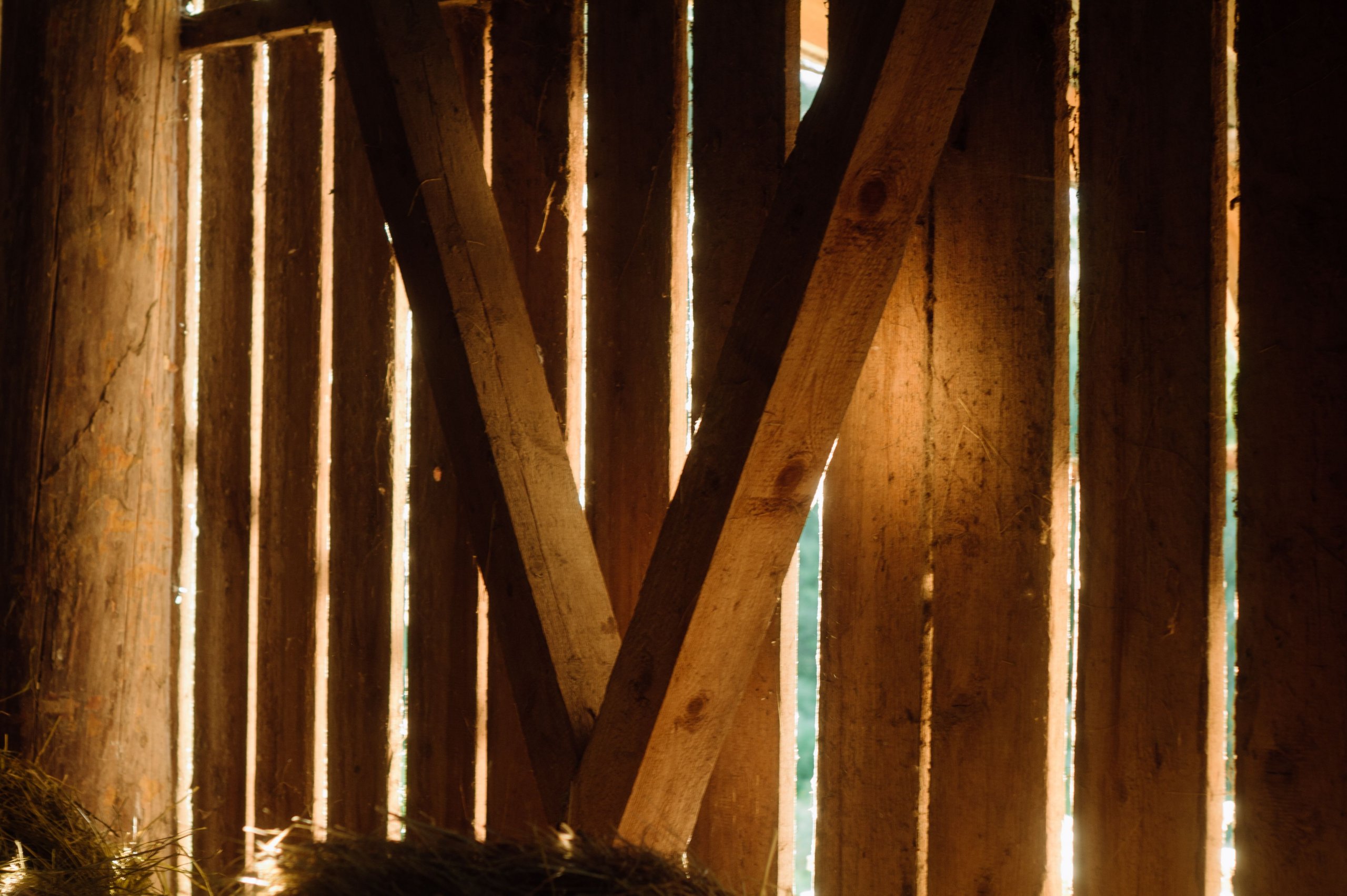Sunlight-streaming-into-a-dark-barn-through-the-gaps-between-wall-boards
