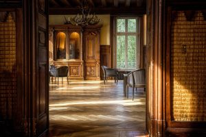 Sunlight-streaming-through-a-window-into-a-plain-quiet-room