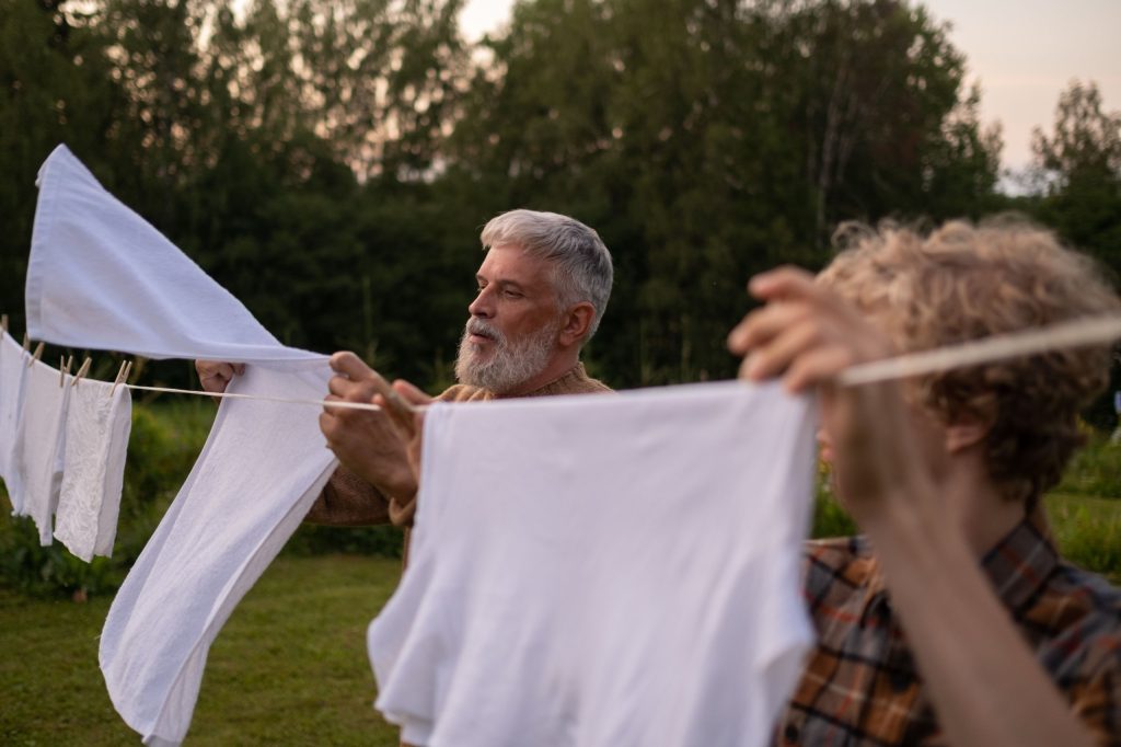 white-shirt-on-a-washing-line